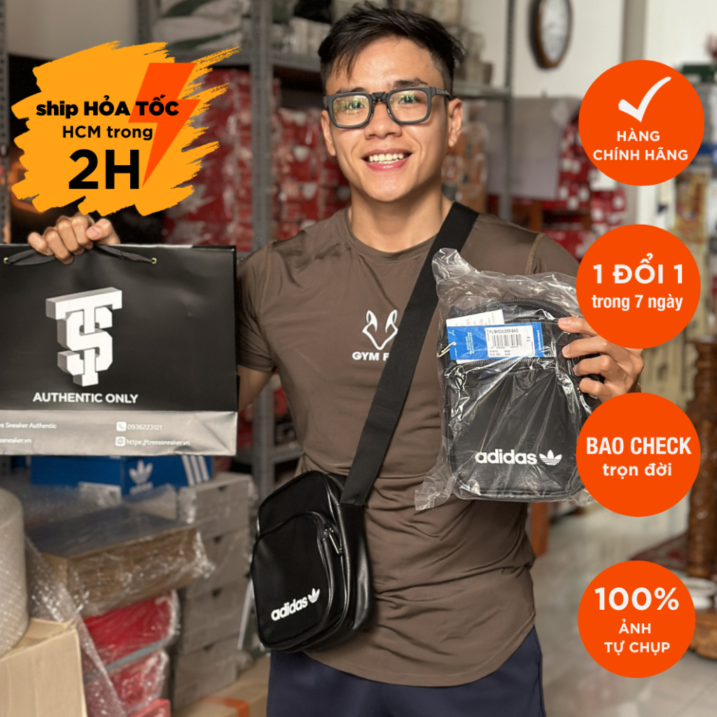 TÚI ĐEO CHÉO ADIDAS ARCHIVE SHOULDER BAG HY4319 Full Tag Auth