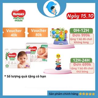 Tã bỉm quần dán Huggies Platinum Nature Made NB S M L XL cho bé từ 5 đến