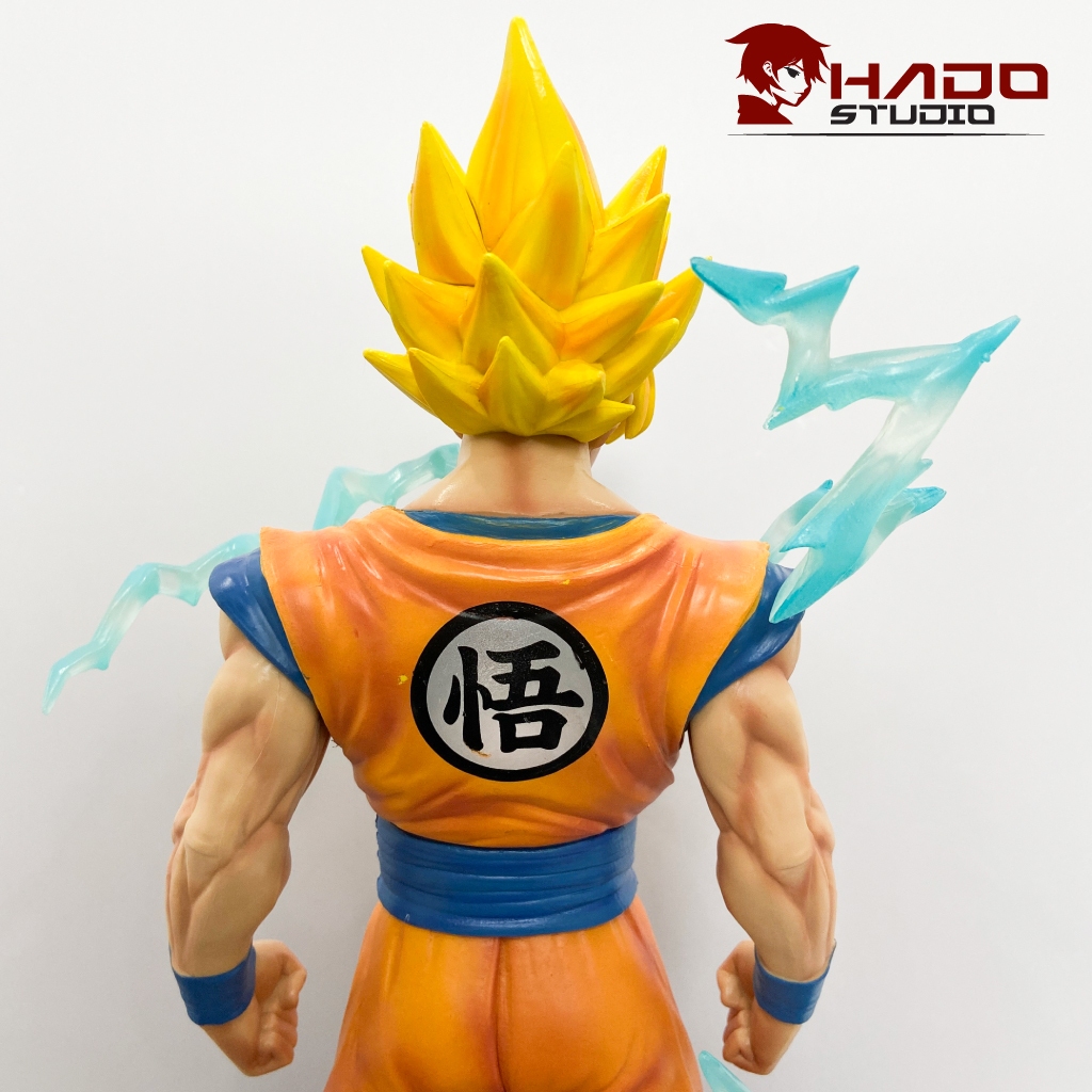 Mô hình Songoku, Siêu Saiyan cấp 3, 2 phiên bản trong Dragon ball, chiều cao 35cm