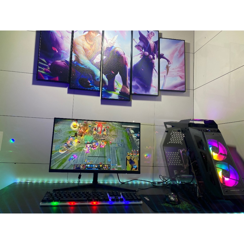 Bộ PC Gaming Robot Led X-Star Core i5 i7, Ram 8Gb, SSD 256Gb, Card rời 1xxx Chiến Mọi Thể Loại Game Online pc PhongVu | BigBuy360 - bigbuy360.vn