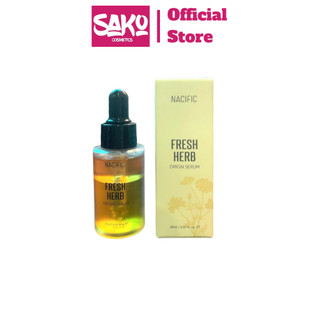 Tinh chất dưỡng ẩm, sáng da, chống lão hoá nacific fresh herb origin serum 20ml