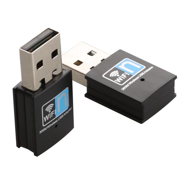 USB Thu Wifi Tốc Độ 300mbps Chuẩn 802.11 B / G / N sóng 2.4G - Chip sử lý RTL8192EU cho máy tính PC, Laptop