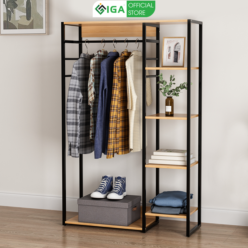 Giá treo quần áo IGA Hanger nội thất phòng ngủ hiện đại - GM08