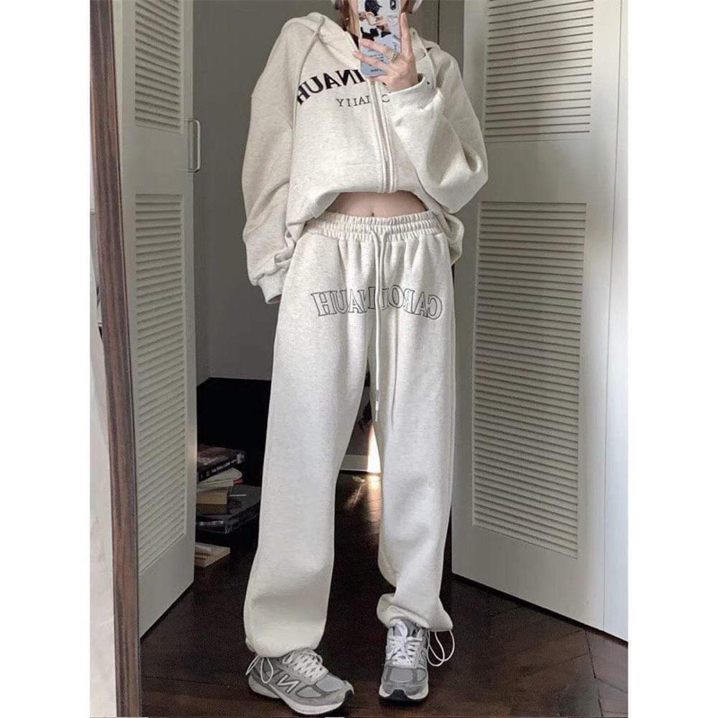 Bộ Khoác nỉ cotton Carol tay bồng H2B955