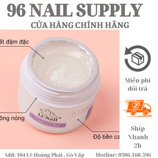 Gel Đắp Móng Li-nail Chính Hãng Chất Đậm Đặc Không Nóng, Màu Trong Suốt (20g)