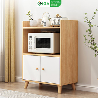 Tủ Kệ Lò Vi Sóng IGA Model 01 Phong Cách Nordic - GP118