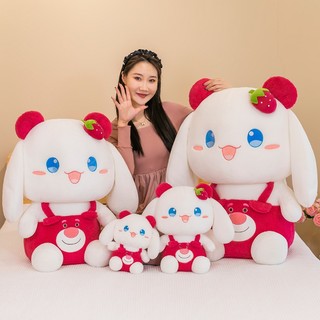 GẤU BÔNG CON THỎ CINNAMAROLL MẶC ÁO GẤU DÂU LOSTO SIÊU DỄ THƯƠNG HOT (22CM--->70CM) VẢI MINISO 4 CHIỀU CAO CẤP ÊM ÁI
