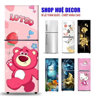 Decal dán tủ lạnh - máy giặt chống nước, sẵn keo, đủ kích cỡ Shop Huệ Decor