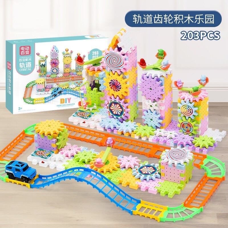 Đồ chơi lego bánh răng chuyển động 83-135-203 chi tiết cho bé