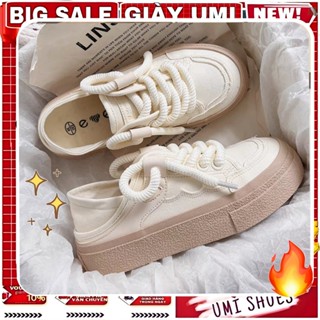 [SẴN] Giày thể thao nữ Ulzzang đế bằng bánh mì basic độn đế vải canvas bata mới hot phong cách hàn quốc đẹp cá tính đẹp