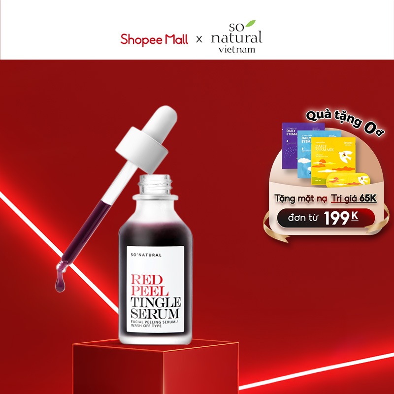 Serum tái tạo da Red Peel Tingle giúp giảm thâm và làm trắng da So Natural