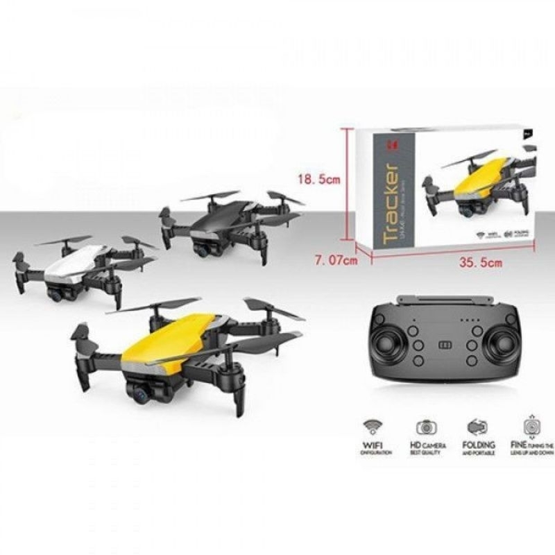 Máy bay điều khiển từ xa Flycam Drone có Camera HD Wifi FPV tự cân bằng gấp gọn | BigBuy360 - bigbuy360.vn