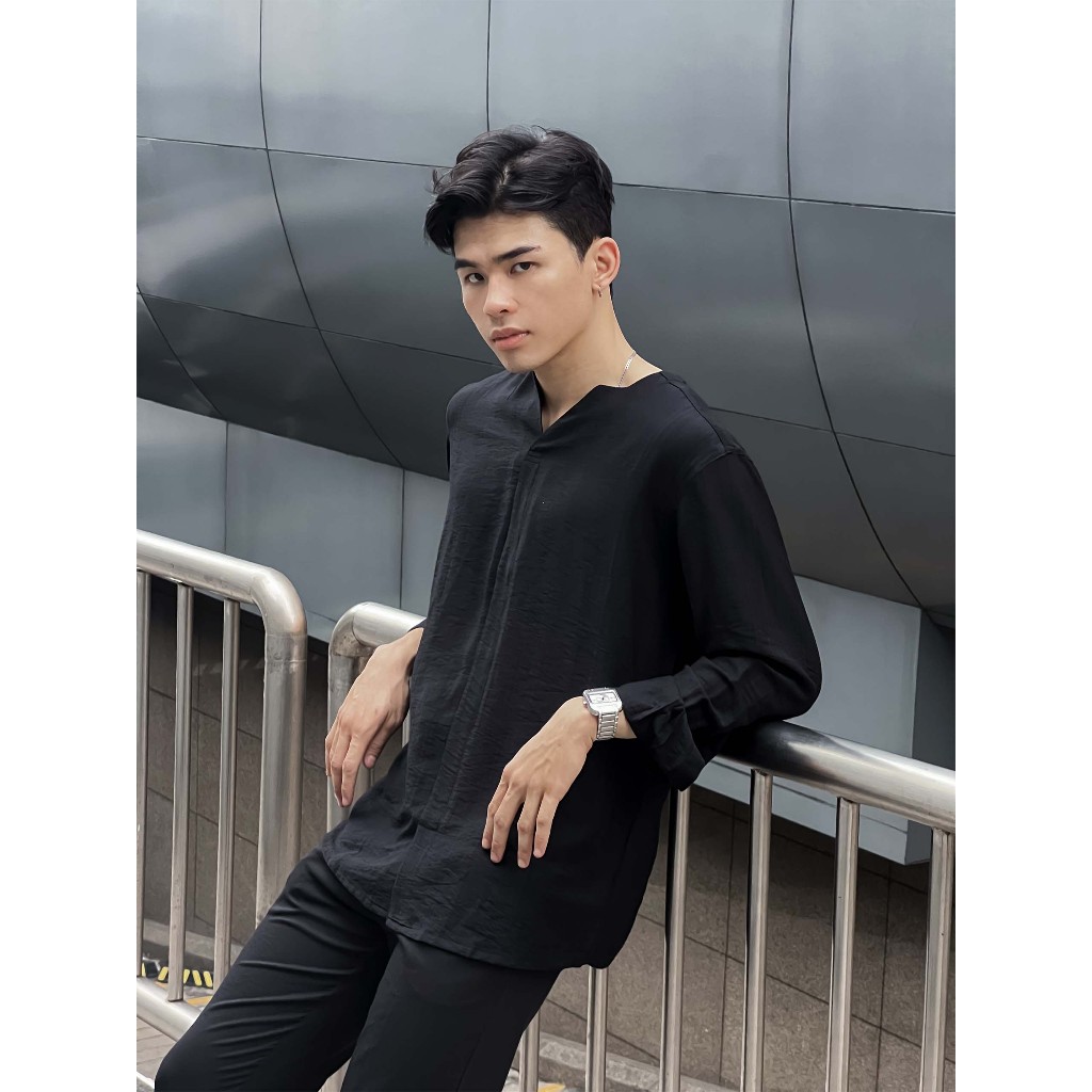 Áo Sơ Mi Nam Pullover Linen, Chất Vải Linen Xược Thoải Mái, SM0074, SOMEHOW