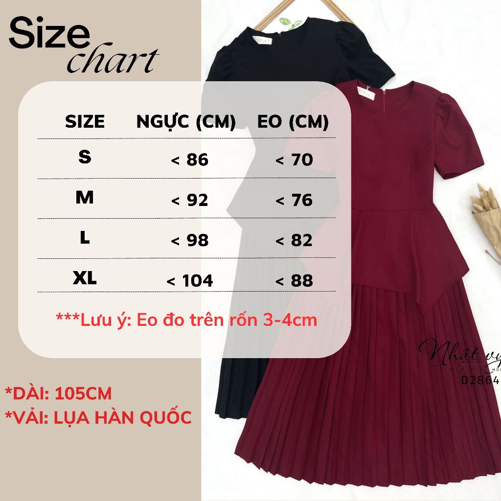 Đầm dự tiệc peplum Nhật Vy xếp ly dáng dài chất lụa sang chảnh phù hợp công sở đi chơi cafe - D2864