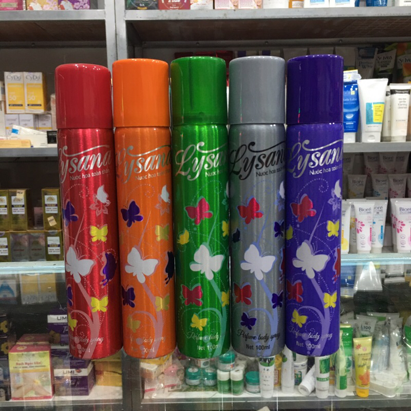 NƯỚC HOA XỊT THƠM TOÀN THÂN LYSANA 100ML