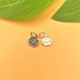 Charm bạc thái móc treo bông hoa cười - charm bạc 925 - mã ca770