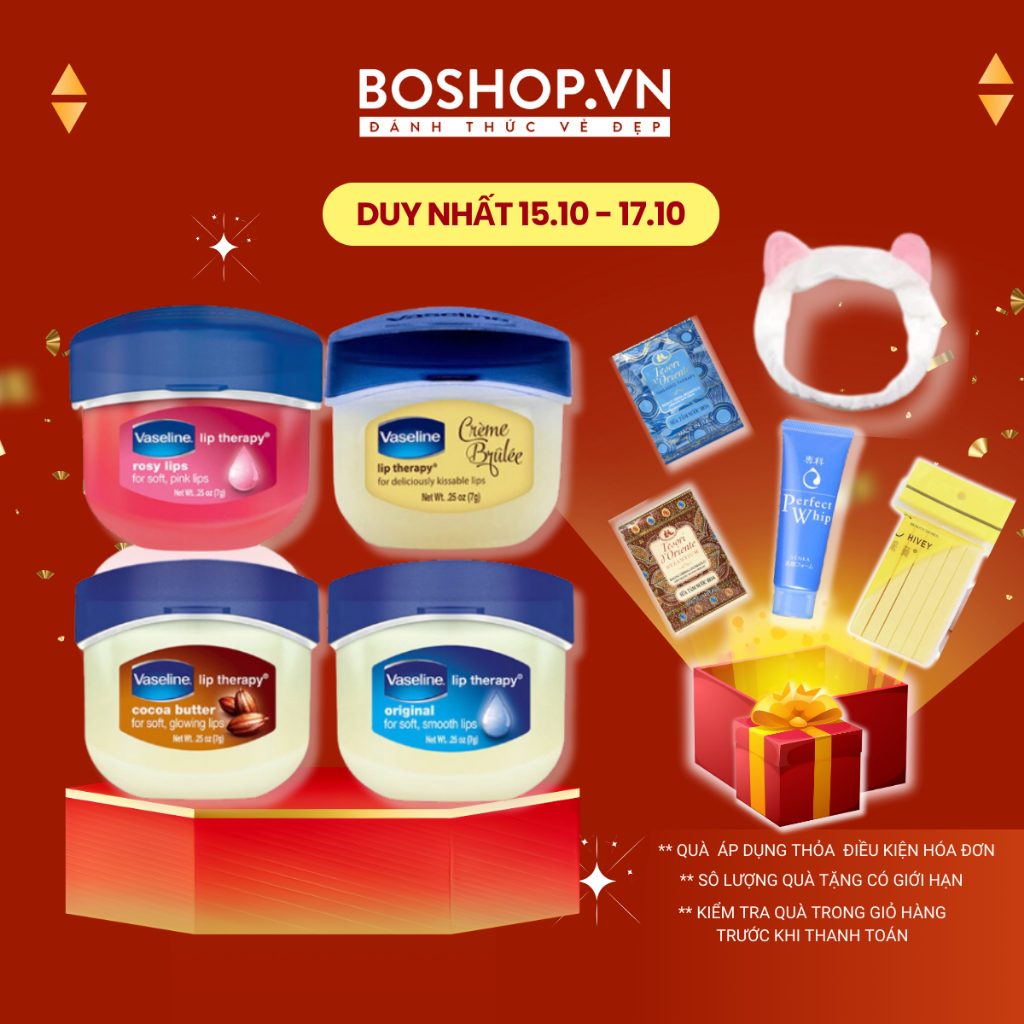 Dưỡng Môi Vaseline Lip Therapy 7g - Đủ Mùi Hương