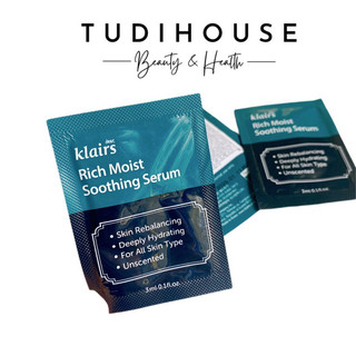 Sample 3ml - serum dưỡng da Klairs Rich Moist Soothing Serum