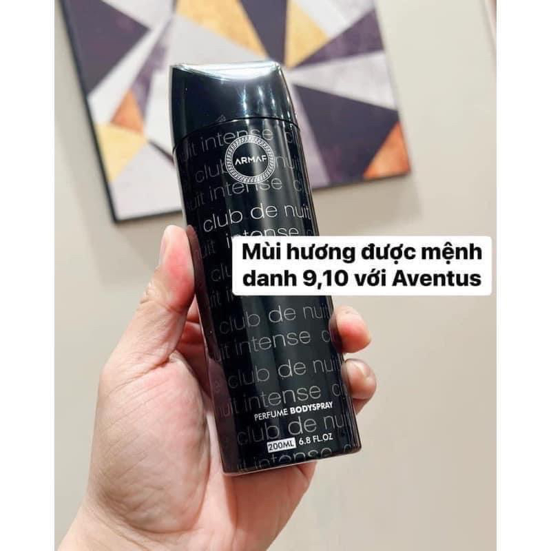 Xịt body mùi nước hoa của Club