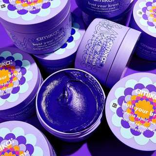 Ủ tóc, mặt nạ tóc AMIKA bust your brass cool blonde intense repair hair mask 20ml - dành cho tóc tẩy