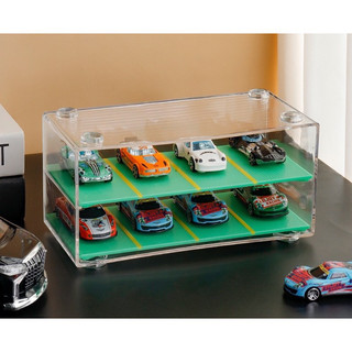 Hobby Store Khung   Kệ   Hộp Trưng Bày Mô Hình Tỷ Lệ 1:64 Phiên Bản 2023   gồm 2 tầng để được 8 xe Hot Wheels Minigt   