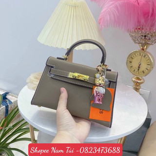Túi Hờ mờ sai 19 cm tag vàng mẫu mới nhất hàng chuẩn đẹp da mềm