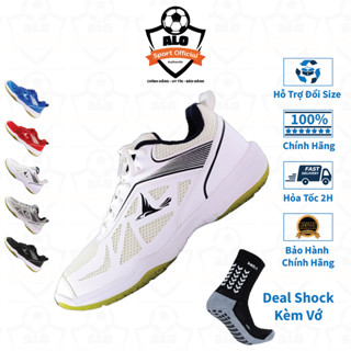 [MUA 1 TẶNG 2] KÈM TÚI VÀ VỚ/TẤT CHÍNH HÃNG Giày Cầu Lông Bóng chuyền Thể Thao Chính Hãng Mira Lightning 19.1 Đế Cao Su