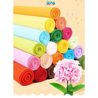 Giấy nhún, giấy nhăn làm hoa, phụ kiện handmade, phụ kiện hoa 50cm x 250cm