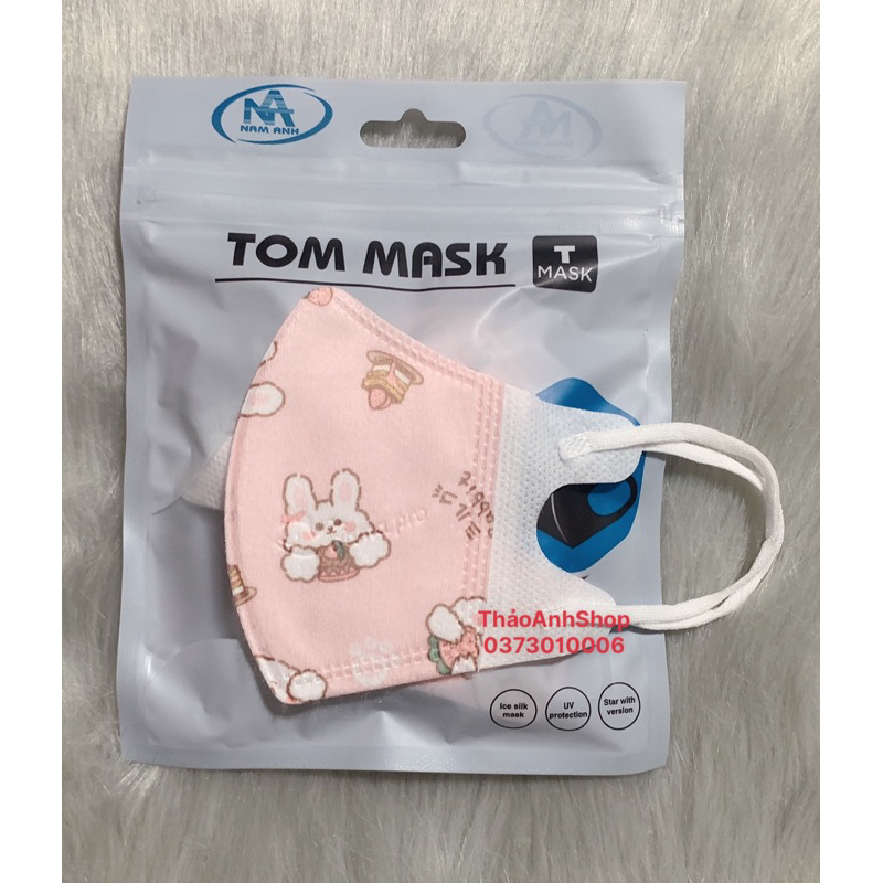 Khẩu Trang 5D Kids FAMAPRO Hộp 10 cái dành cho bé từ 1-5 tuổi