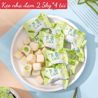 Combo 500g Kẹo dẻo sữa chua nhân hoa quả/ kẹo dẻo sữa chua vị Nha đam, vị chanh, vị lê ăn vặt bon mồm