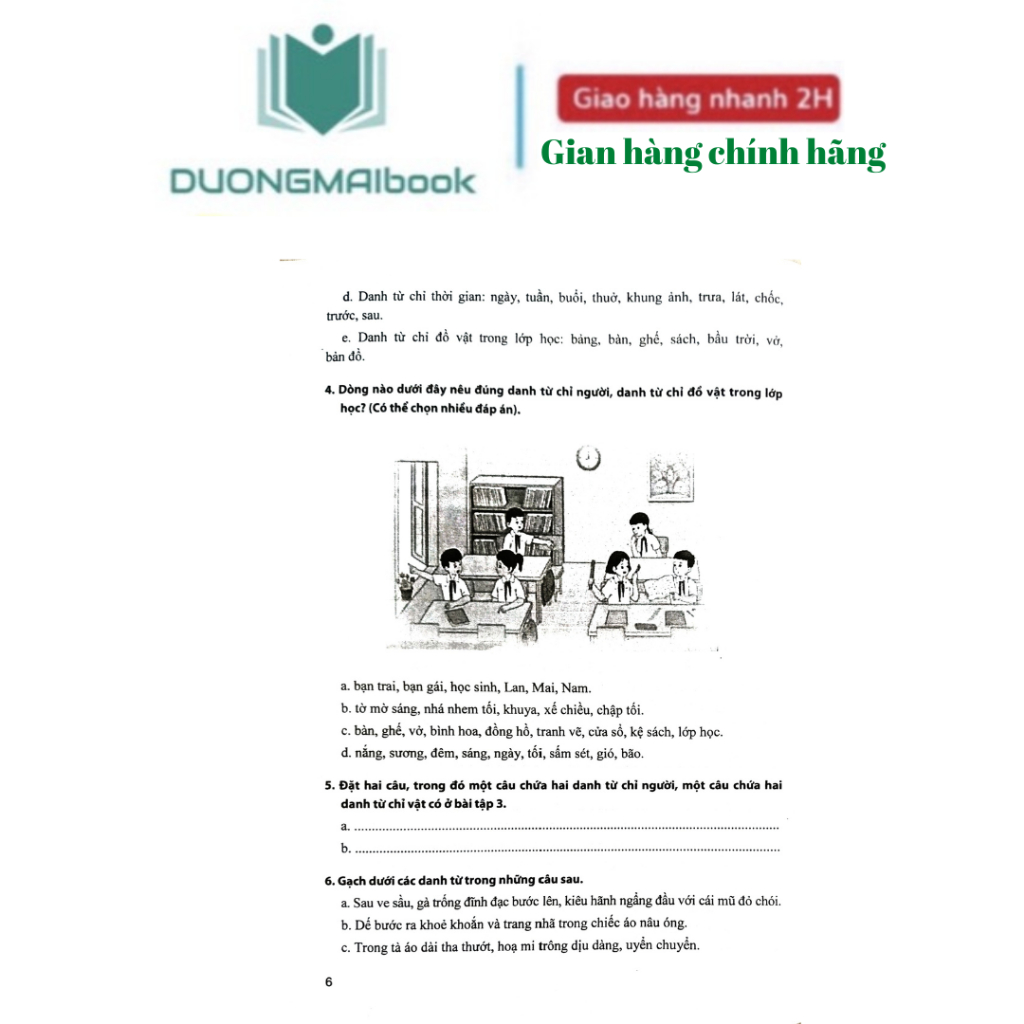 Sách - Vở bài tập nâng cao Từ và Câu lớp 4- GS.TS Lê Phương Nga