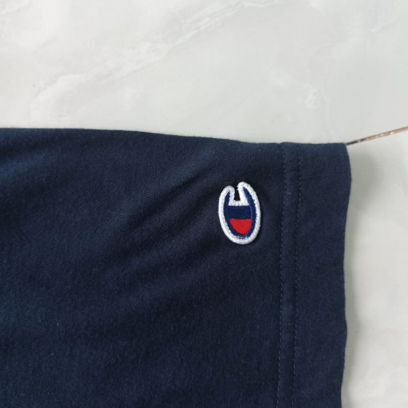 Áo thun Champion xanh đen Real 2hand