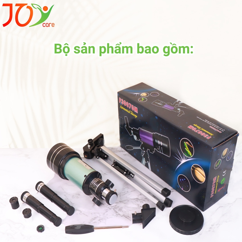 Kính Viễn Vọng Joycare F30070M, Kính Thiên Văn Khúc Xạ Độ Nét Cao, Du Lịch Ngắm Trăng Sao Siêu Nét | BigBuy360 - bigbuy360.vn