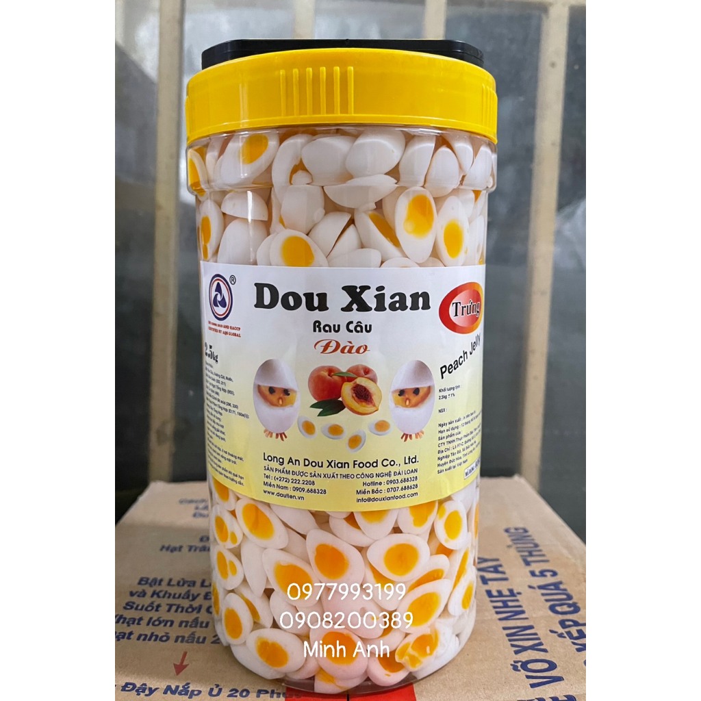 Thạch Trứng, Cá, 3Q Douxian (Hàng Huy) 2.5Kg