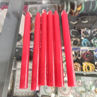 Nến - đèn cầy thờ cúng đỏ cao 19cm