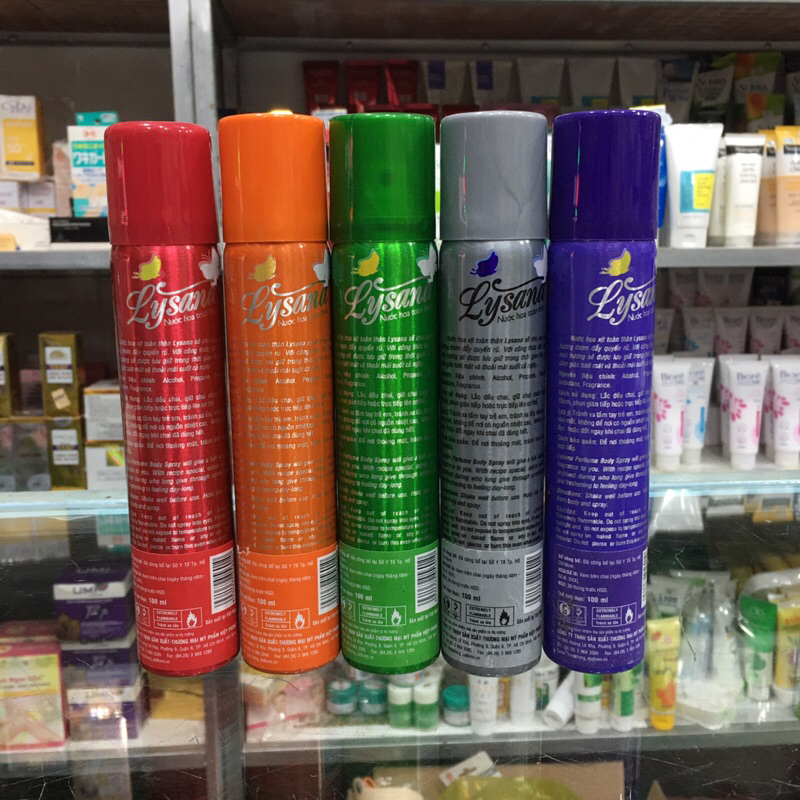 NƯỚC HOA XỊT THƠM TOÀN THÂN LYSANA 100ML