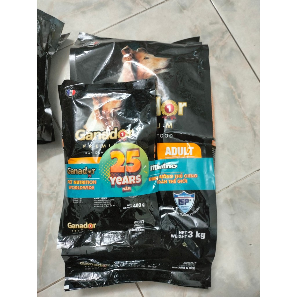 3kg - Ganador adult vị thịt cừu & gạo Lamb & Rice - Thức ăn cho chó trưởng thành