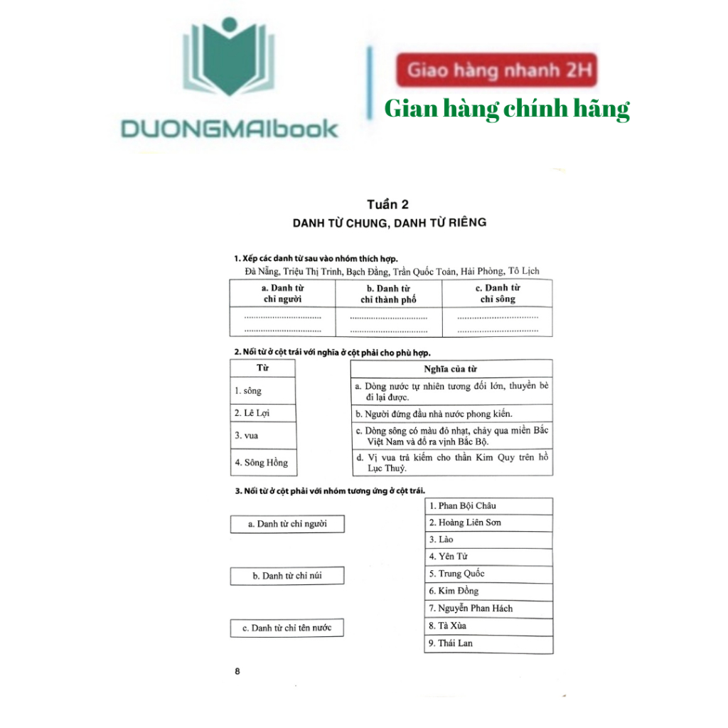 Sách - Vở bài tập nâng cao Từ và Câu lớp 4- GS.TS Lê Phương Nga