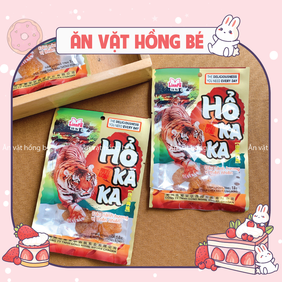 Thịt Hổ Kaka - Snack Thơm Cay Hổ Miếng Kaka Gói 20g
