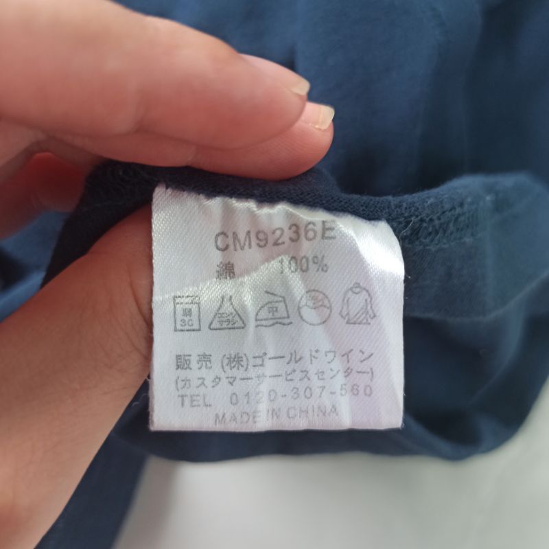 Áo thun Champion xanh đen Real 2hand