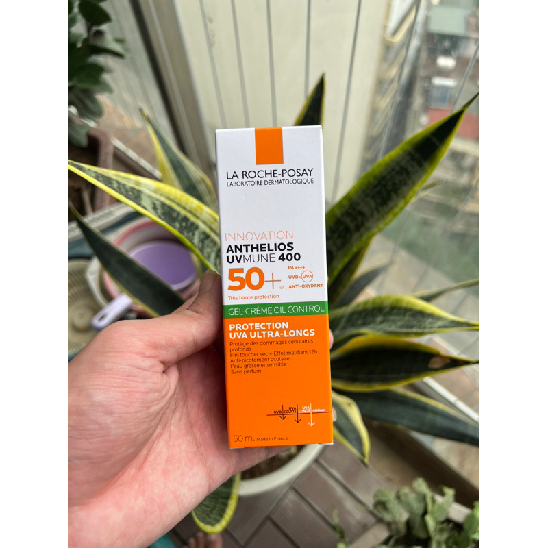 Kem Chống Nắng La Roche Posay Da Dầu Anthelios UVMune 400 Gel Cream SPF 50+ 50ml Chính Hãng Đủ Bill