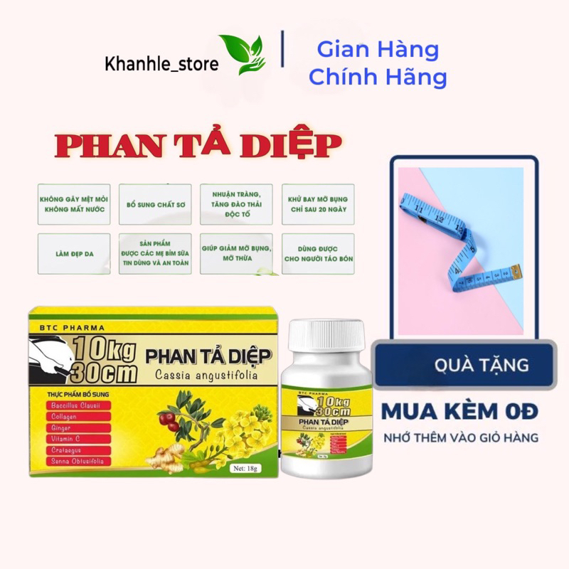 Giảm Cân Xổ Mỡ PHAN TẢ DIỆP giảm mỡ an toàn thon gọn vóc dáng (Giảm Mạnh)