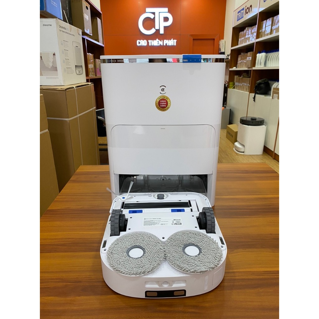 🍀Mới 2023🍀Robot hút bụi lau nhà thông minh Ecovacs X2 OMNI - Tự động giặt sấy khô giẻ -bảo hành chính hãng 24 tháng