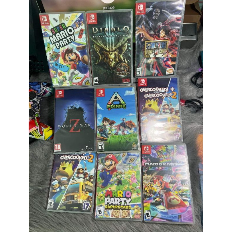 Băng game Nintendo Switch đủ loại