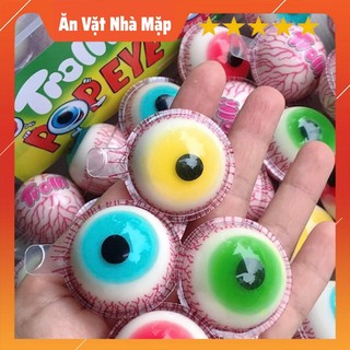 Kẹo dẻo hình con mắt nhân mứt trái cây tan chảy trolli pop eye balls