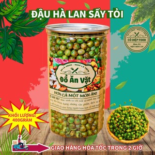 Đậu hà lan tỏi ớt lon 400gr từ đơn 50k, hàng ngon nhà làm