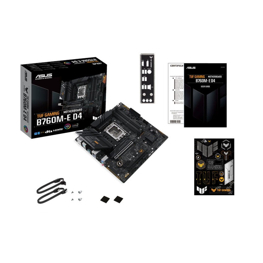 MAINBOARD ASUS TUF GAMING B760M-E DDR4 - Bảo hành chính hãng 36 Tháng