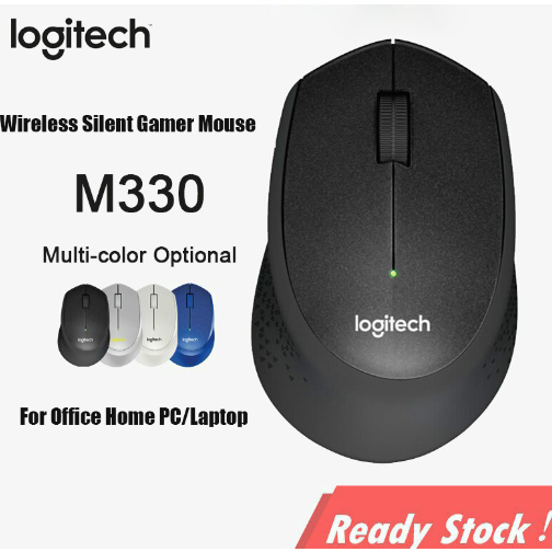Chuột không dây Logitech M330 Silent Plus - Giảm ồn, USB, thuận tay phải, PC/ Laptop-BH 24T 1 ĐỔI 1
