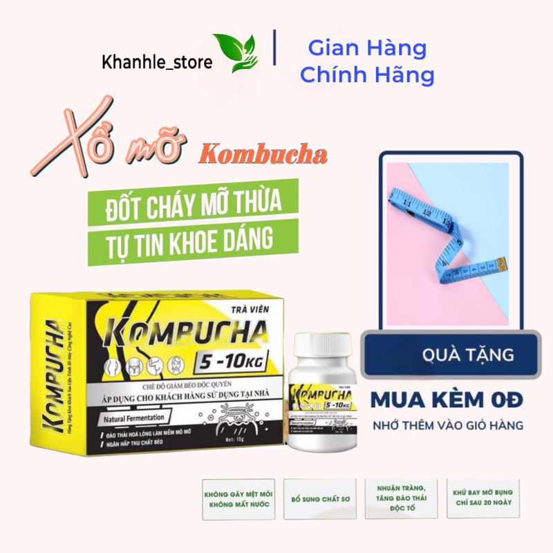 Xổ mỡ Kombucha - Giảm mỡ bụng an toàn