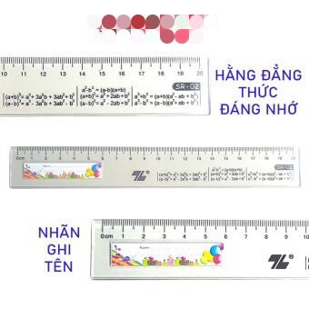 Thước nhựa cứng 20cm Thiên Long SR-02
